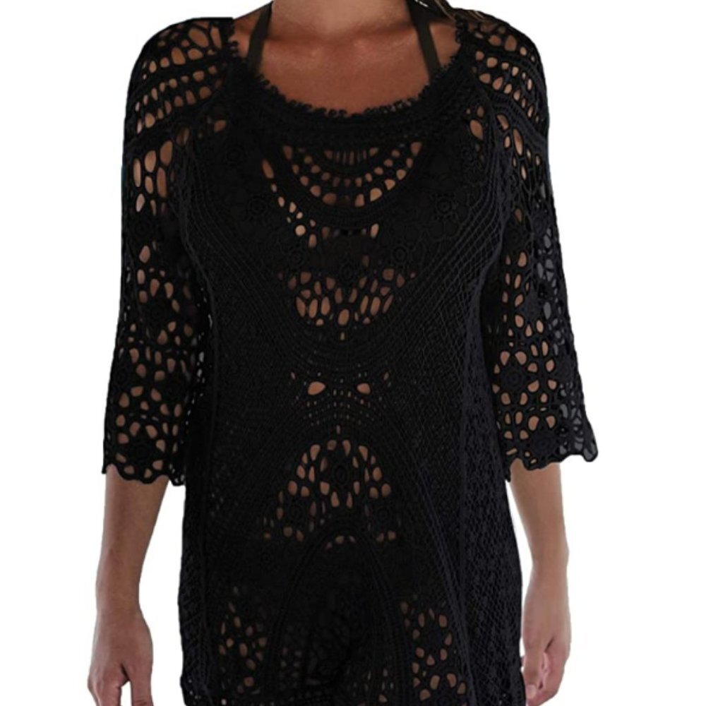 Beach Tops Sexy Perspective Cover Dresses